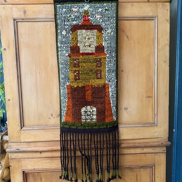 Vintage hand woven wall hanging - Picture 8 of 10